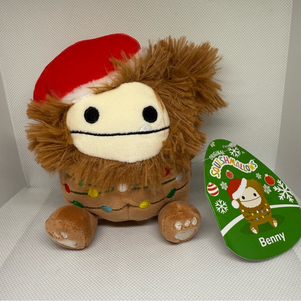 Squishmallow Santa Benny Bigfoot